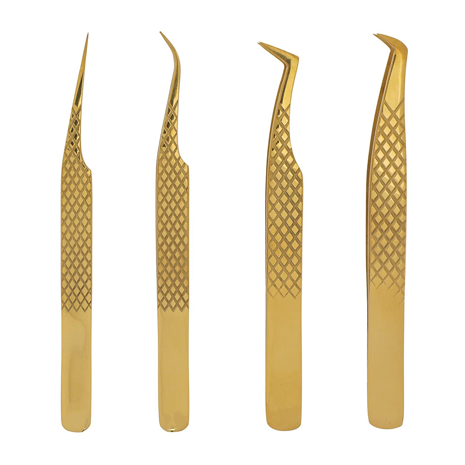 Diamond Grip Eyelash Tweezers 