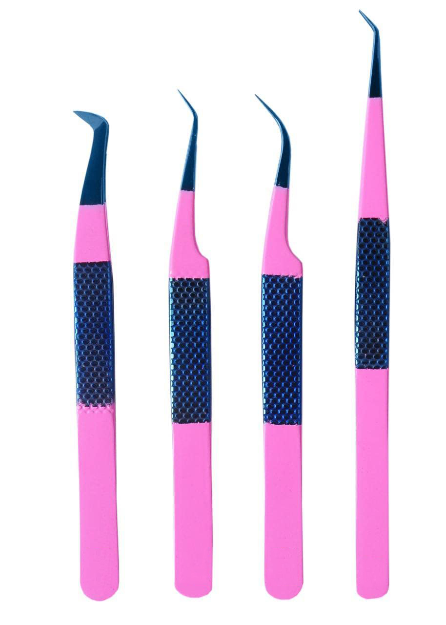 DIAMOND GRIP EYELASH TWEEZERS PLASMA BLACK