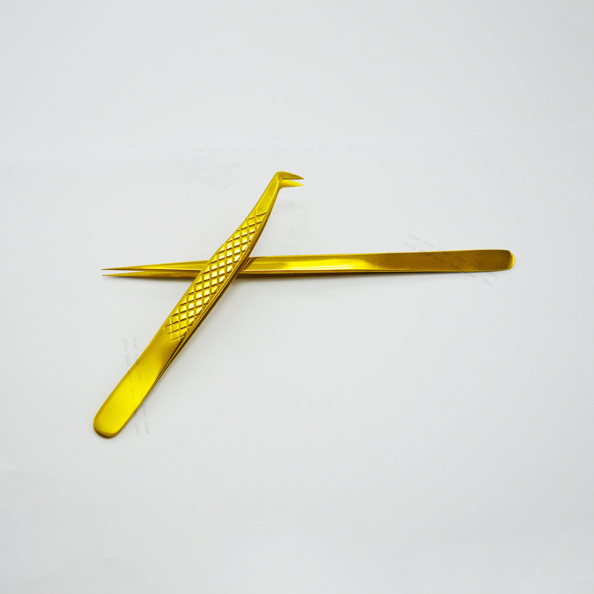 DIAMOND GRIP EYELASH TWEEZERS PLASMA BLACK