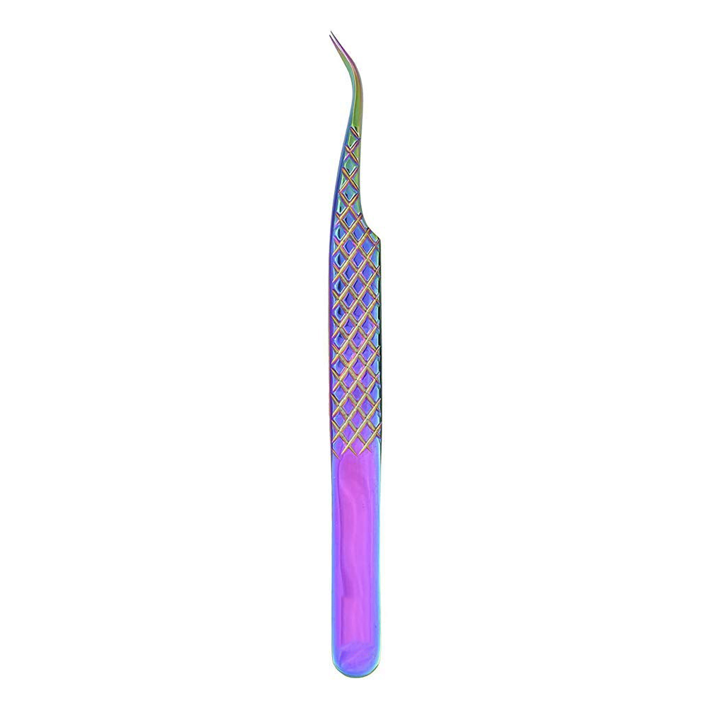 DIAMOND GRIP EYELASH TWEEZERS PLASMA BLACK