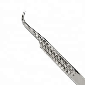 Diamond Grip Eyelash Tweezers 