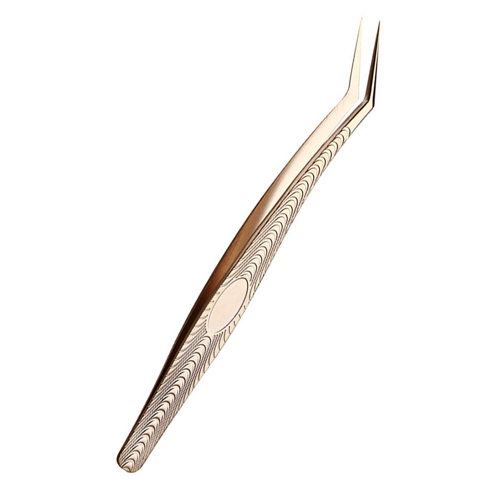 Diamond Grip Eyelash Tweezers 